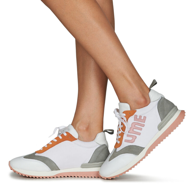 Un Matin d'Et&eacute; AIDA White Low Sneakers Women - 8