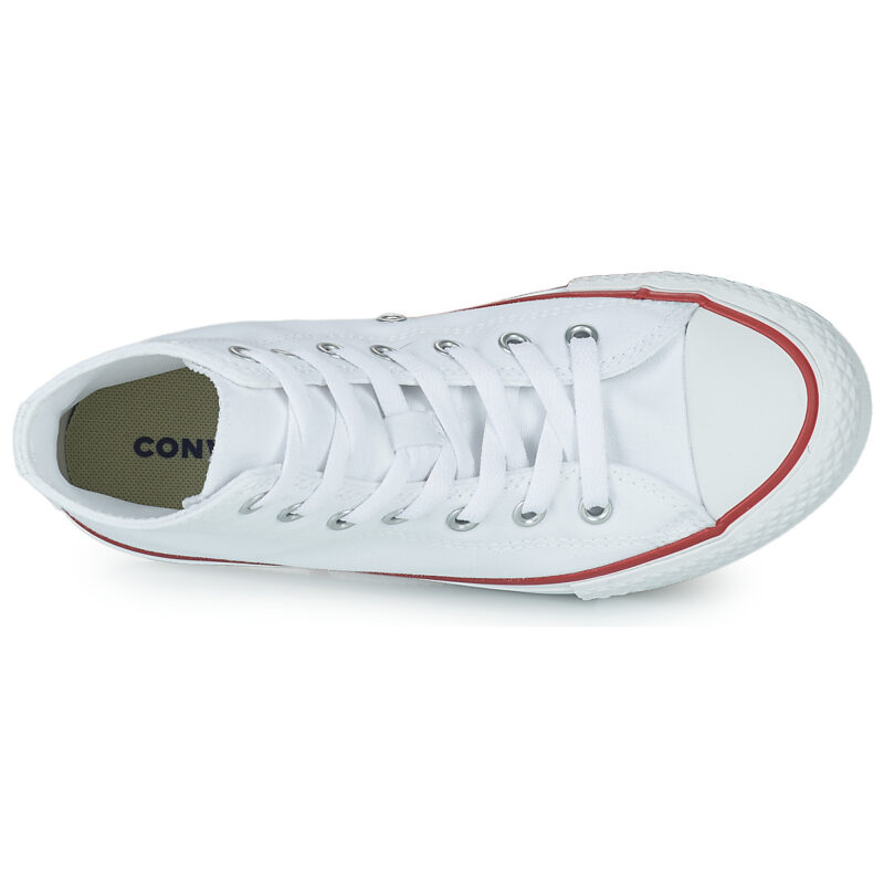 Converse Chuck Taylor All Star EVA Lift Foundation Hi Bianco Sneakers Bambino - 6
