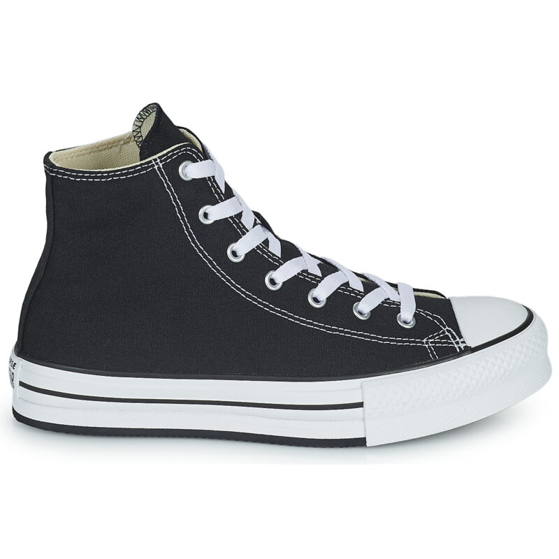 Converse Zapatillas Chuck Taylor All Star EVA Lift Foundation Hi negras para ni&ntilde;os - 2