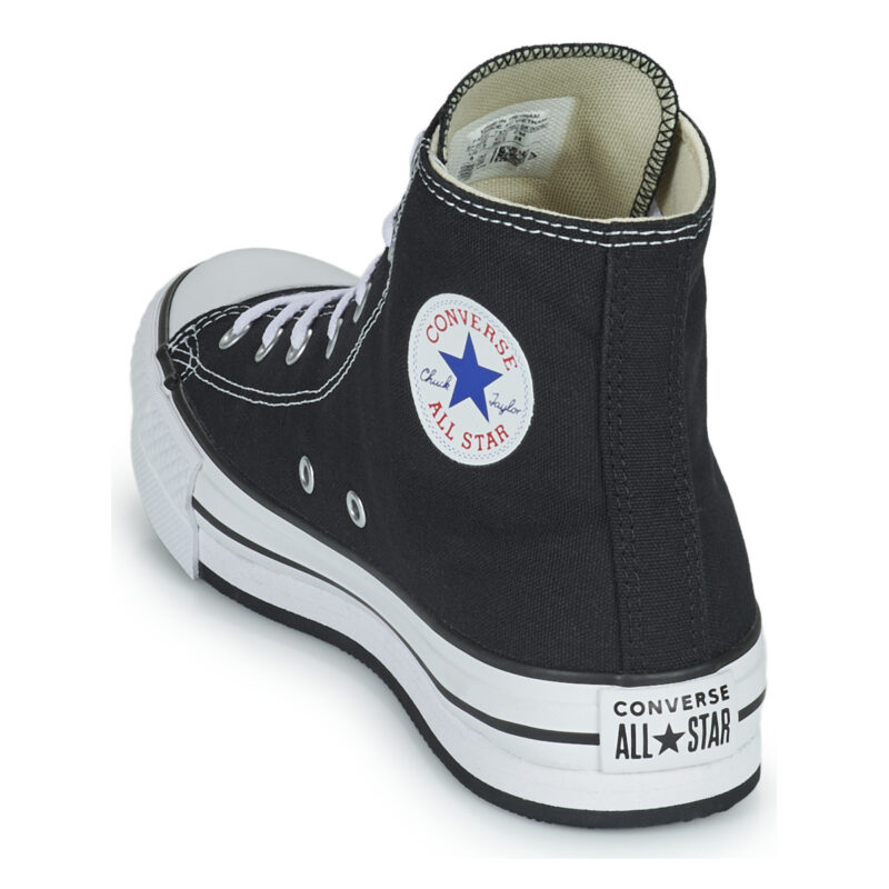 Converse Zapatillas Chuck Taylor All Star EVA Lift Foundation Hi negras para ni&ntilde;os - 5