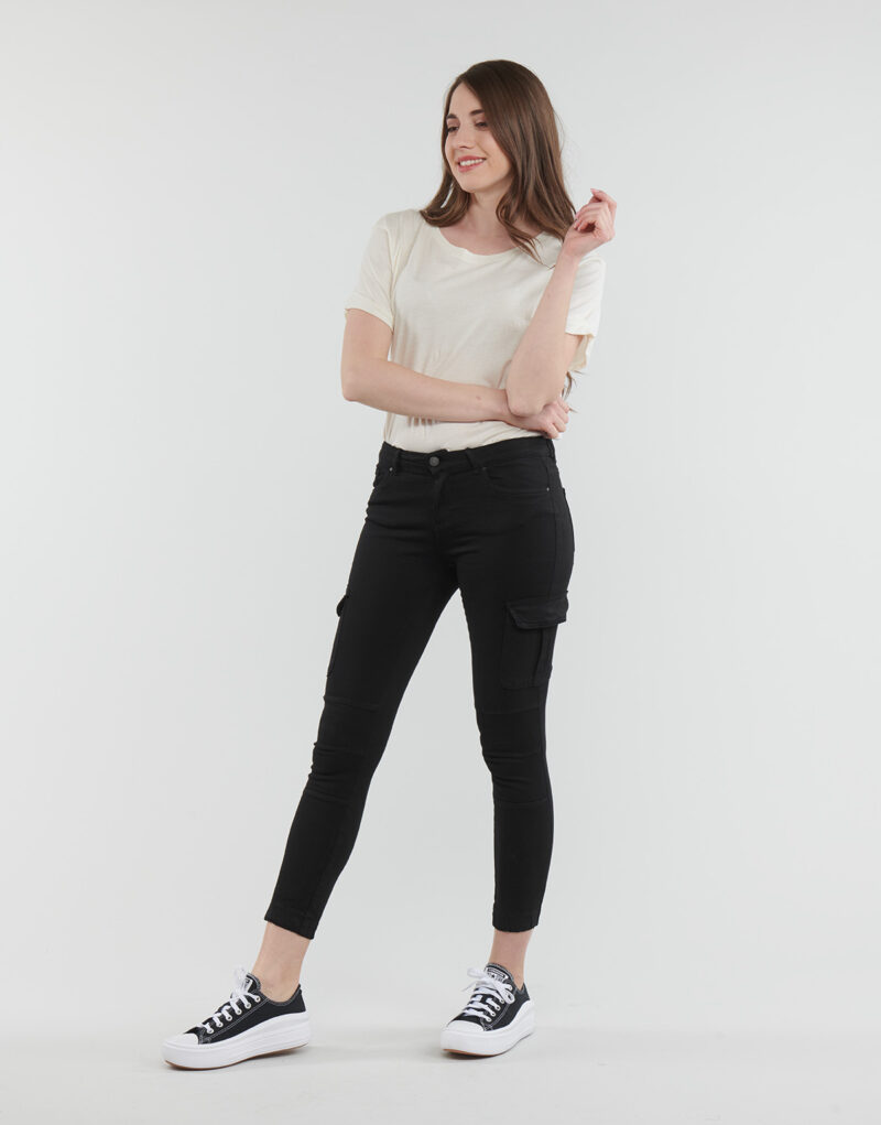 Pantalone Cargo  Only  ONLMISSOURI  Nero -   Pantalone Cargo Donna - 3
