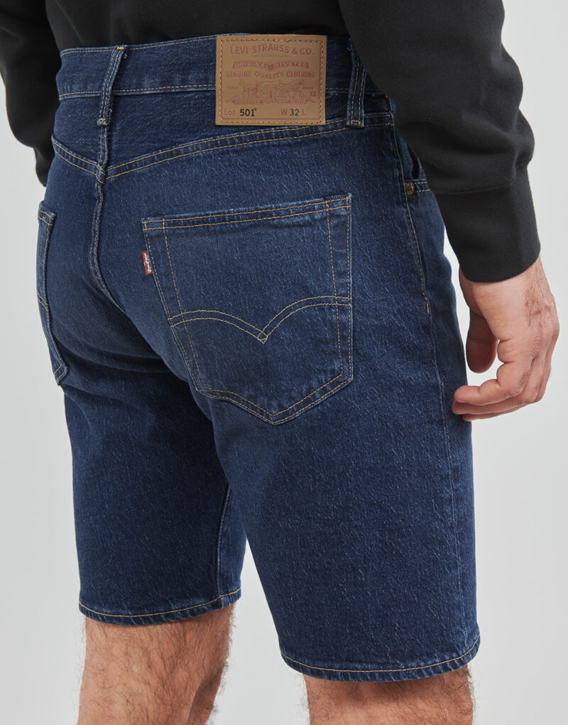 Pantaloni corti Levis 501 ORIGINAL SHORT Marine Pantaloni corti Uomo - 5