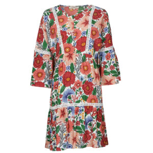 Abito corto  Derhy  TREILLIS FLOWER  Multicolore -  Abiti corti Donna