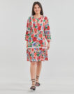 Abito corto Derhy TREILLIS FLOWER Multicolore Abiti corti Donna - 2