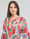 Abito corto Derhy TREILLIS FLOWER Multicolore Abiti corti Donna - 4
