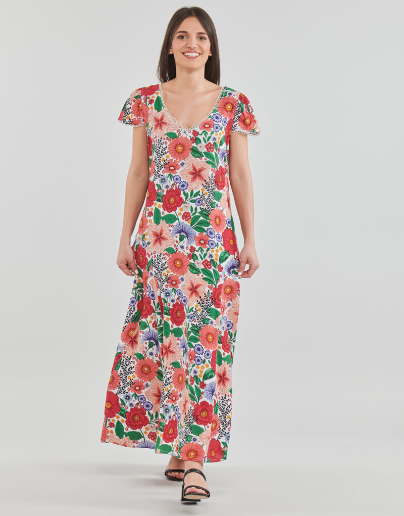 Abito corto Derhy TREILLIS FLOWER Multicolore Abiti corti Donna - 2