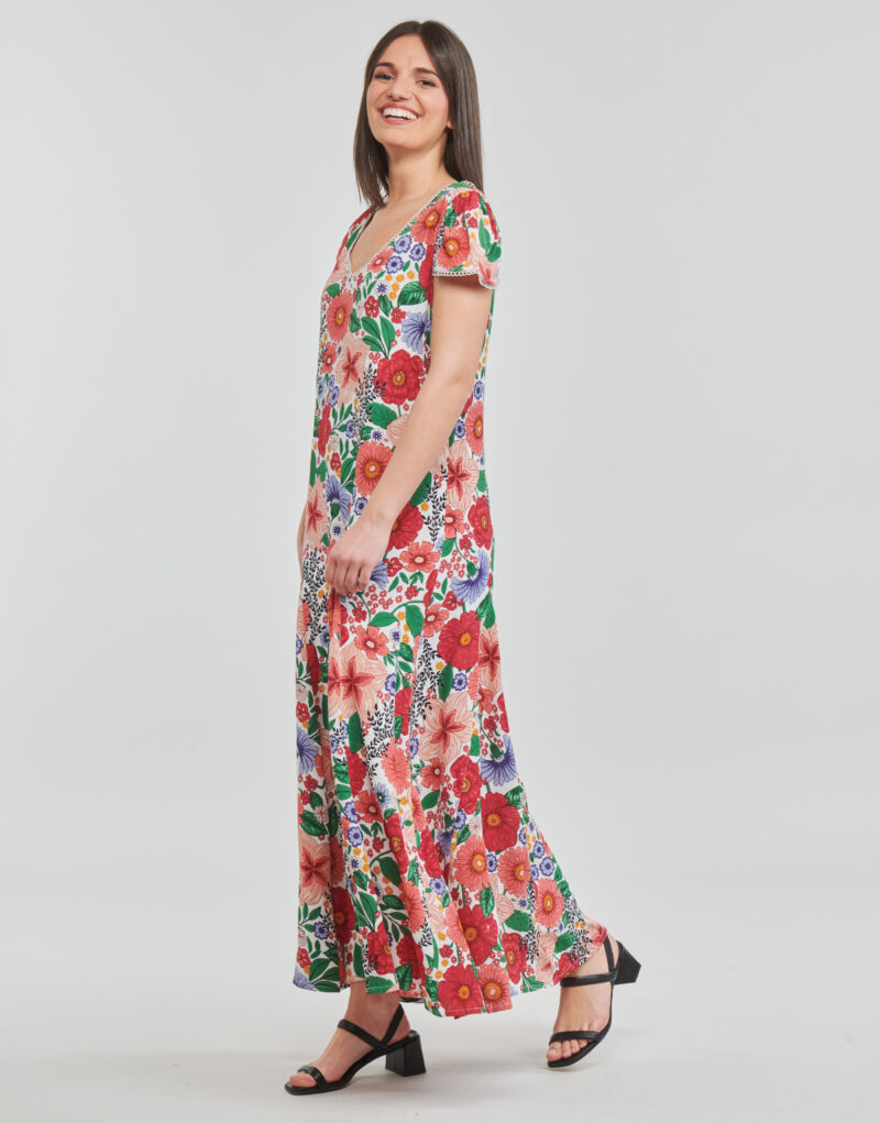 Abito corto Derhy TREILLIS FLOWER Multicolore Abiti corti Donna - 3