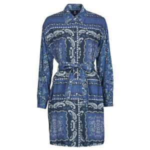 Abito corto  Liu Jo  ABITO CAMICIA DEN.BLUE PRINTS WASH  Blu -  Abiti corti Donna