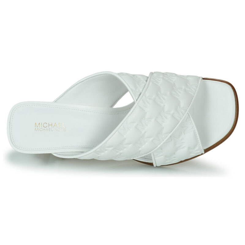 MICHAEL Michael Kors GIDEON MULE White Women's Slipper - 6