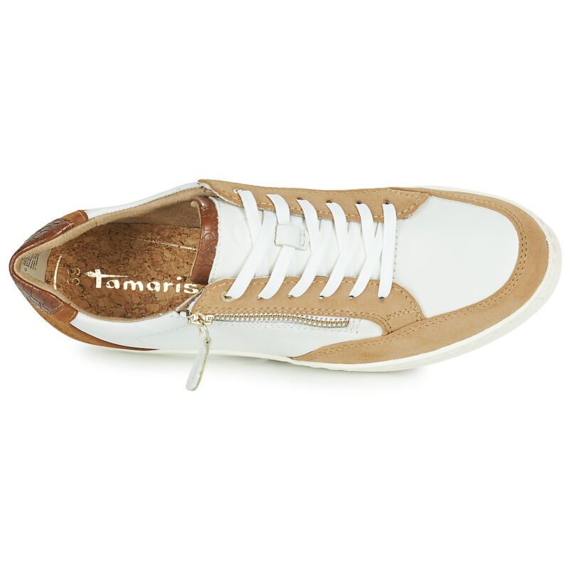 Tamaris NADIA Wei&szlig; Niedrige Sneaker Damen - 6