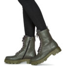 Mjus BEATRIX LACE Kaki Bottines Femme - 8