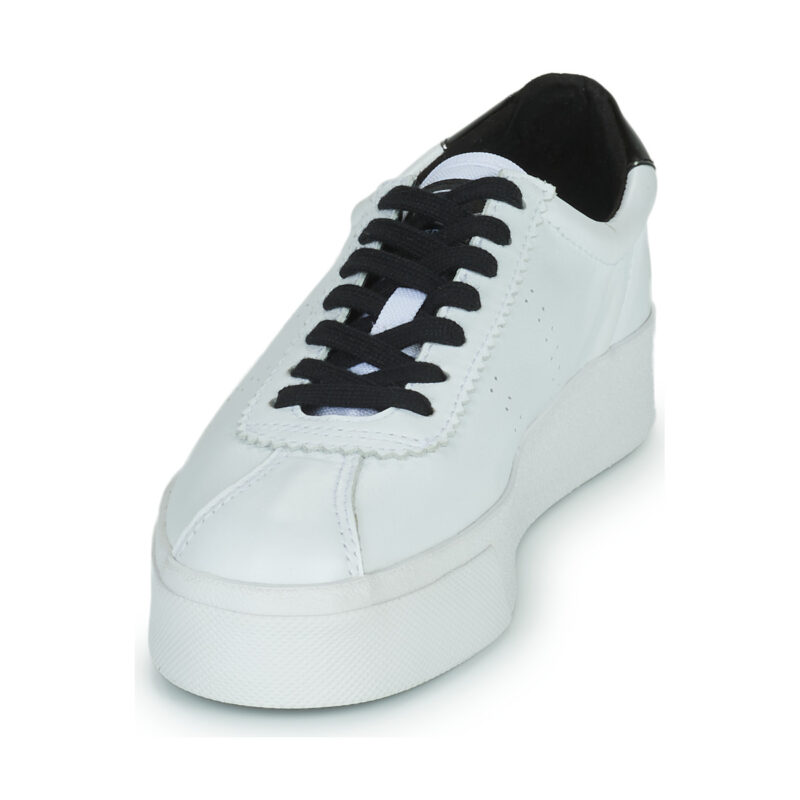 Superga WHITE BLACK Bianco Sneakers basse Donna - 3