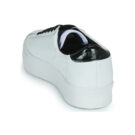 Superga WHITE BLACK Bianco Sneakers basse Donna - 5