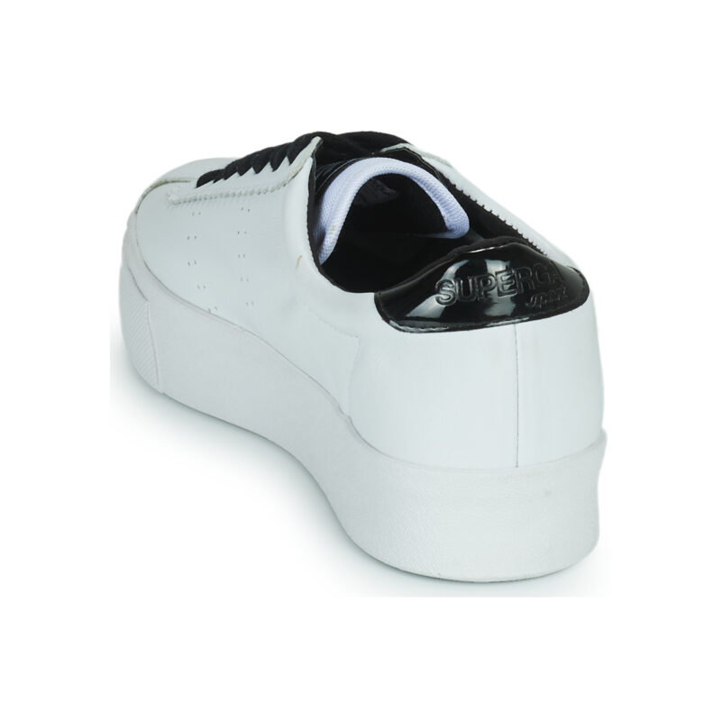 Superga WHITE BLACK Bianco Sneakers basse Donna - 5