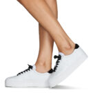 Superga WHITE BLACK Bianco Sneakers basse Donna - 8