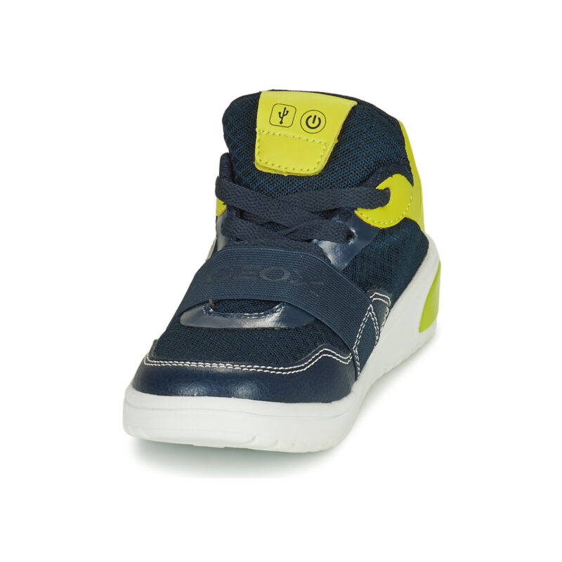 Geox Baskets bleues J XLED BOY pour gar&ccedil;ons - Taille 3