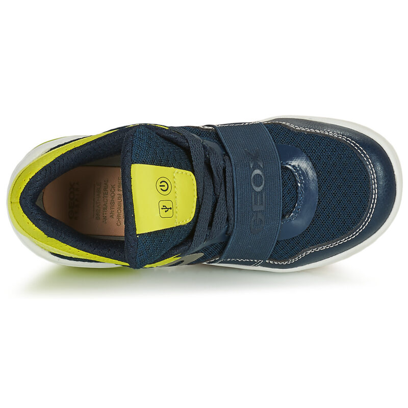 Geox Baskets bleues J XLED BOY pour gar&ccedil;ons - Taille 6