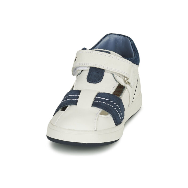 Geox B BIGLIA B. A - NAPPA+SCAM. Baskets blanches pour enfants - 3