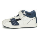Geox B BIGLIA B. A - NAPPA+SCAM. Baskets blanches pour enfants - 4