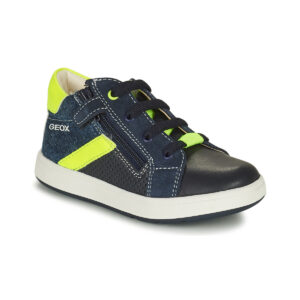 Geox B BIGLIA B. B - NAPPA+DENIM SL Marine - Sneakers Bambino