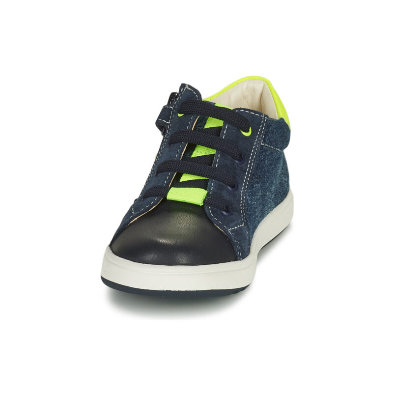 Geox B BIGLIA B. B - Baskets marine SL NAPPA+DENIM pour enfant - 3