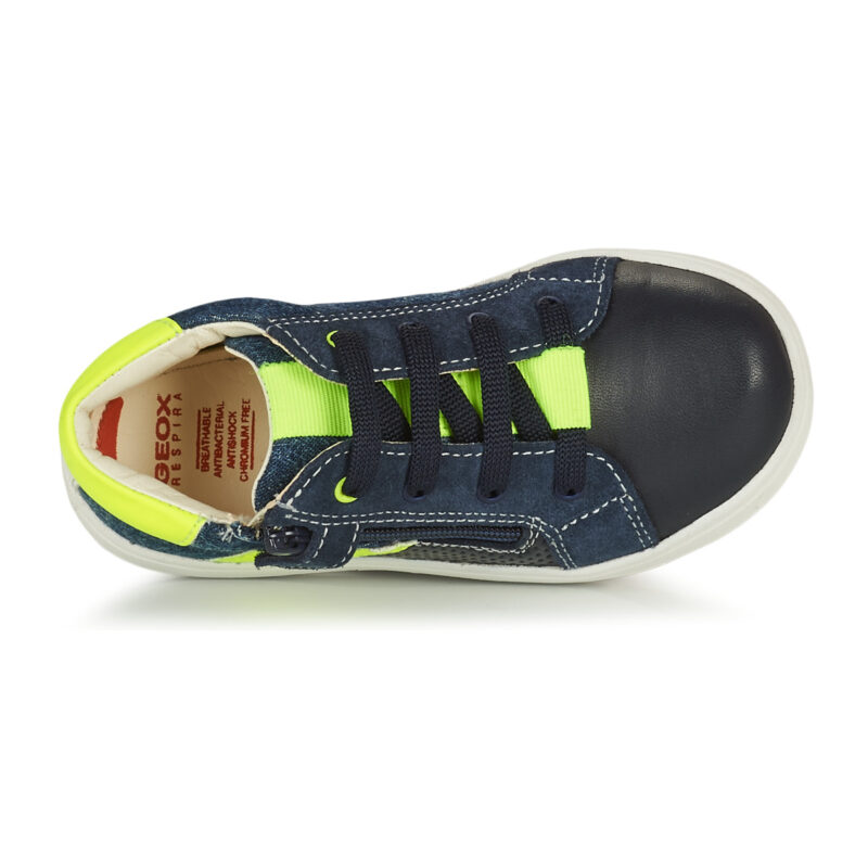 Geox B BIGLIA B. B - Baskets marine SL NAPPA+DENIM pour enfant - 6