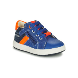 Geox B BIGLIA B. B - NAPPA+DENIM SL Blu - Sneakers Bambino