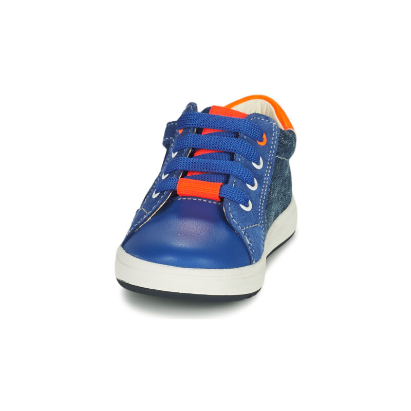 Geox B BIGLIA B. B - NAPPA+DENIM SL Baskets bleues Enfant - 3
