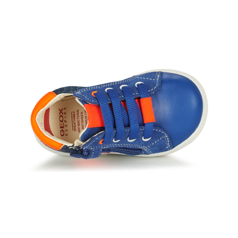 Geox B BIGLIA B. B - NAPPA+DENIM SL Baskets bleues Enfant - 6
