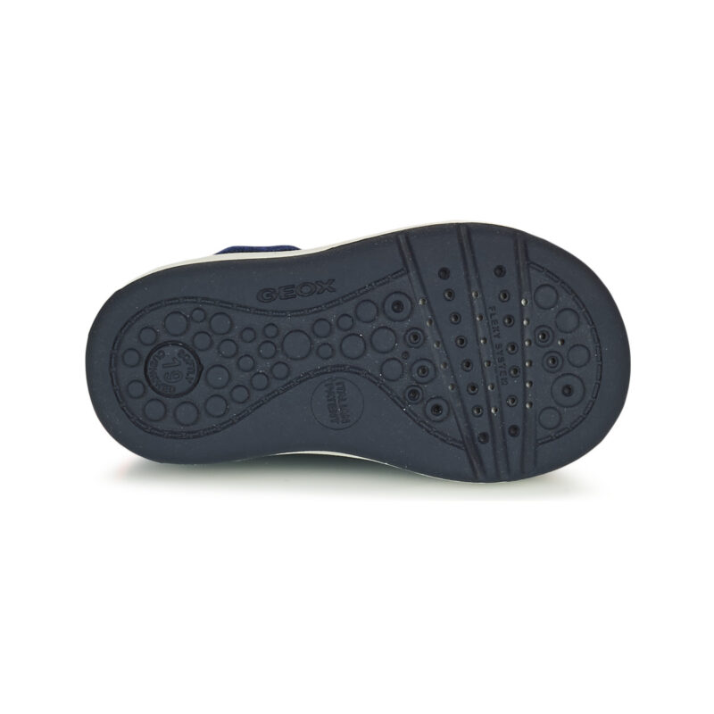 Geox B BIGLIA B. B - NAPPA+DENIM SL Baskets bleues Enfant - 7