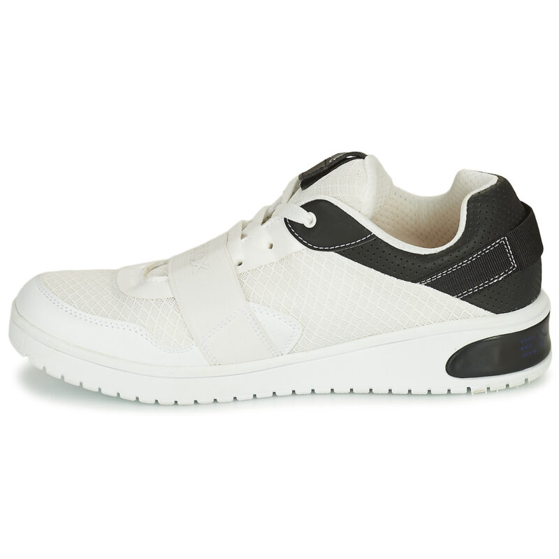 Geox J XLED B. B - MESH+GEOBUCK Bianco - Sneakers Bambino - 4
