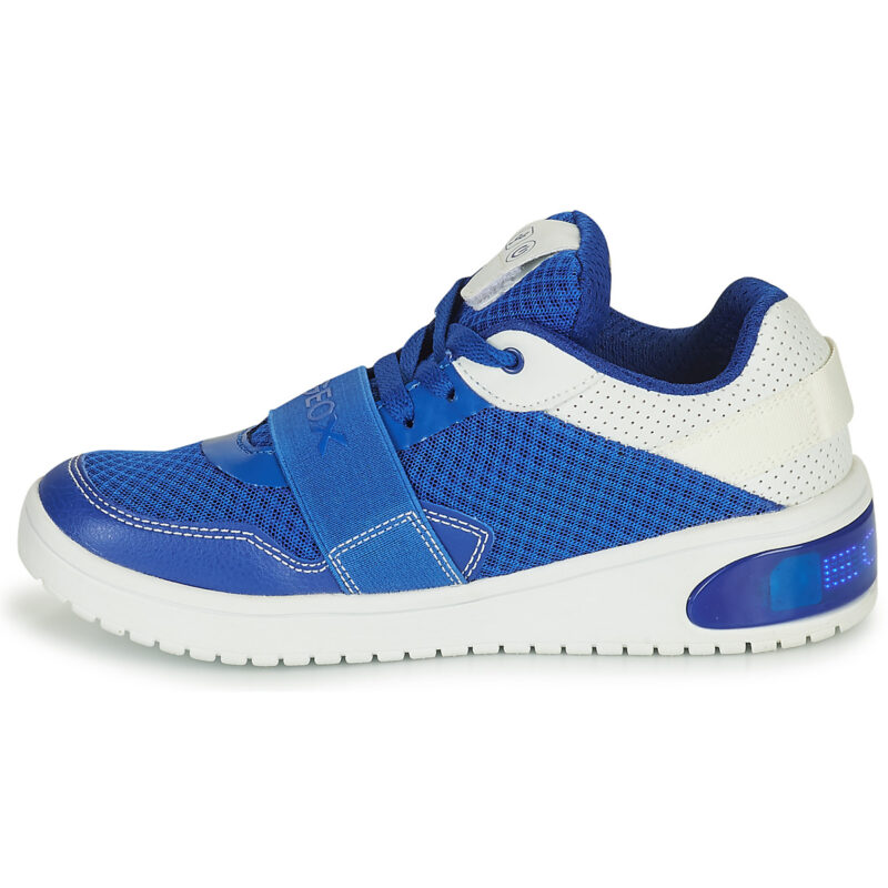 Geox J XLED B. B - MESH+GEOBUCK Marine Sneakers Bambino - 4