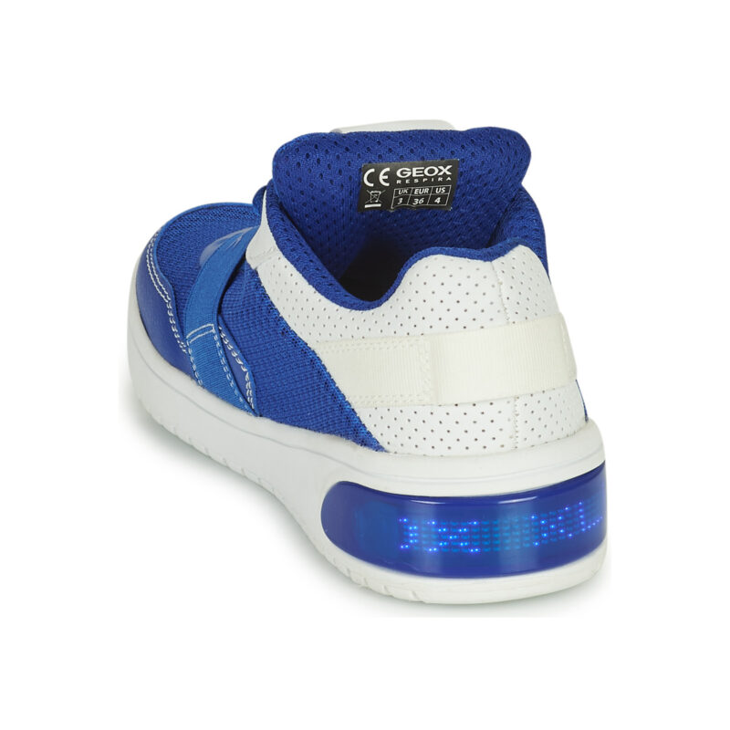 Geox J XLED B. B - MESH+GEOBUCK Marine Sneakers Bambino - 5