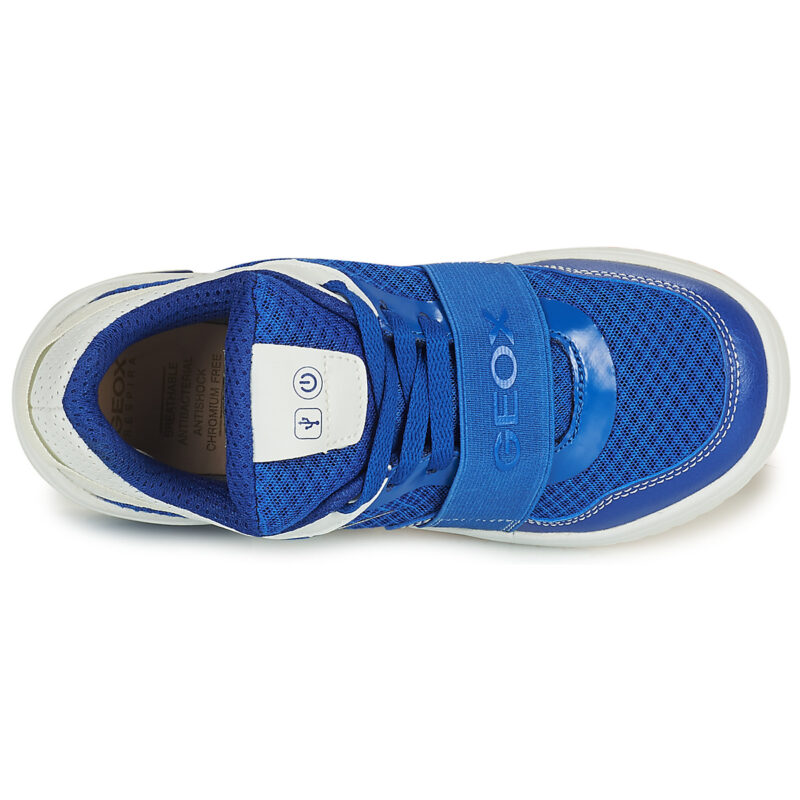 Geox J XLED B. B - MESH+GEOBUCK Marine Sneakers Bambino - 6