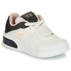 Geox J XLED G. A - MESH+ECOP BOTT Bianco - Sneakers Bambino