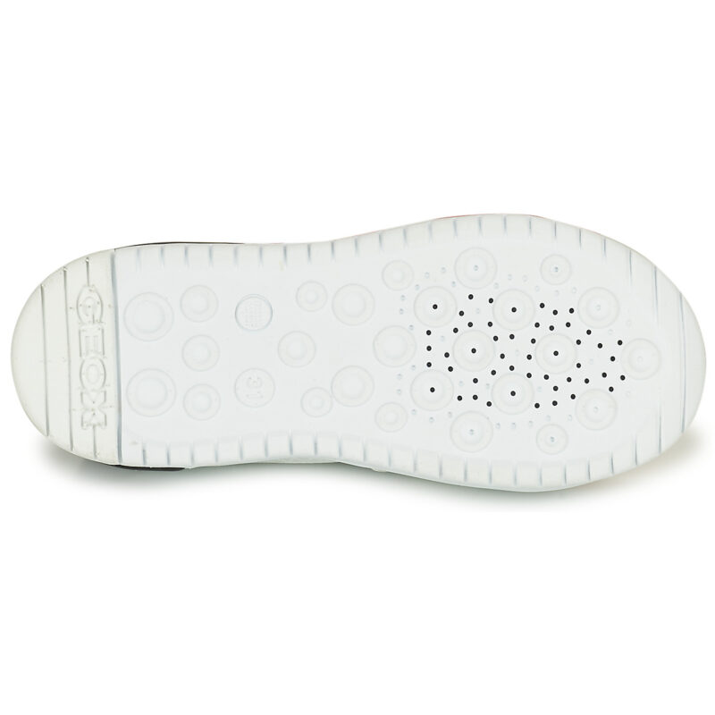 Geox J XLED G. A - Baskets enfant blanches MESH+ECOP BOTT - 7