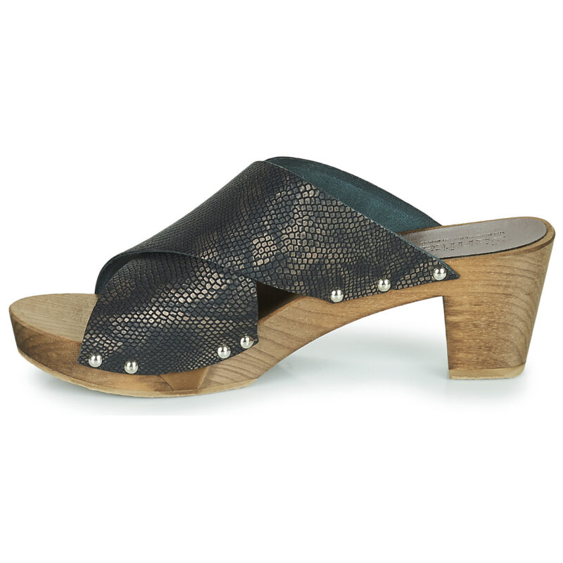 Sanita WOOD-ENNIKE Nero Zoccoli Donna - 4