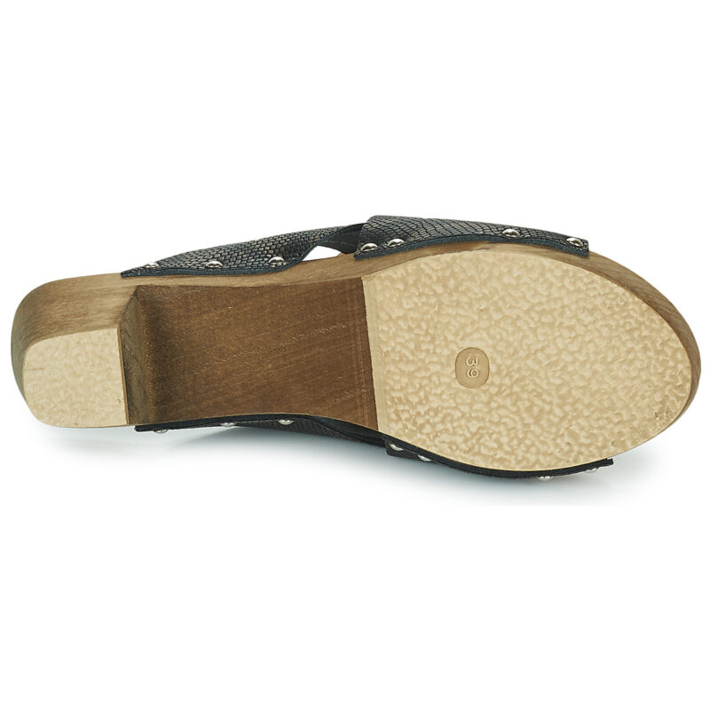 Sanita WOOD-ENNIKE Nero Zoccoli Donna - 7