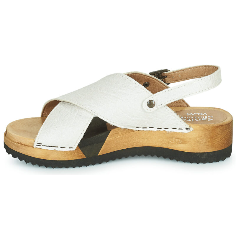 Sanita WOOD-VENA Beige Zoccoli Donna - 4