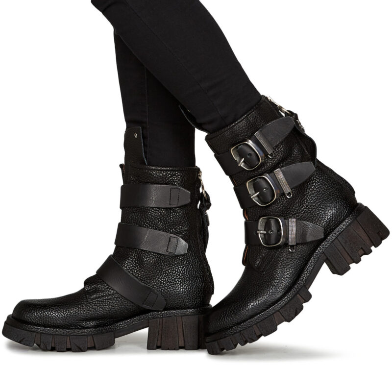 Airstep / A.S.98  HELL BUCKLE  Nero -  Stivaletti Donna - 8