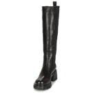 Fru.it  7725-953-GLOVE-NERO  Nero Stivali con tacco Donna - 3