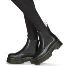 Dr. Martens  CHELSEA BOOTS AUDRICK BLACK NAPPA LUX  Nero -  Stivaletti Donna - 8