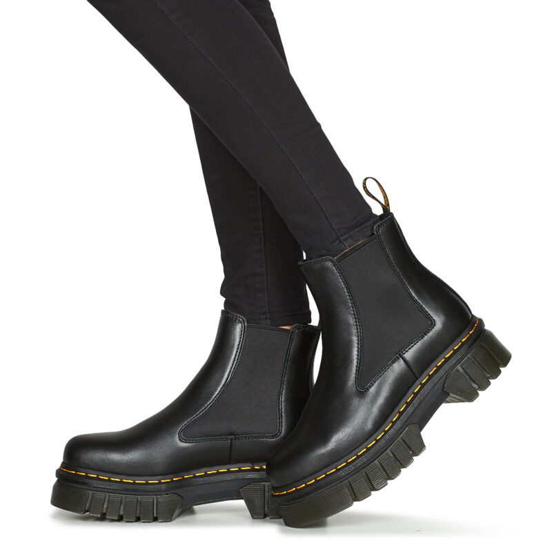 Dr. Martens  CHELSEA BOOTS AUDRICK BLACK NAPPA LUX  Nero -  Stivaletti Donna - 8
