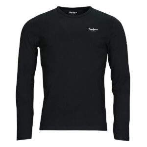 T-shirts a maniche lunghe  Pepe jeans  ORIGINAL BASIC 2 LONG  Nero -  T-shirts a maniche lunghe Uomo