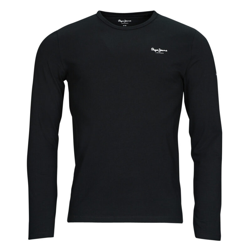 T-shirts a maniche lunghe  Pepe jeans  ORIGINAL BASIC 2 LONG  Nero -  T-shirts a maniche lunghe Uomo - 1