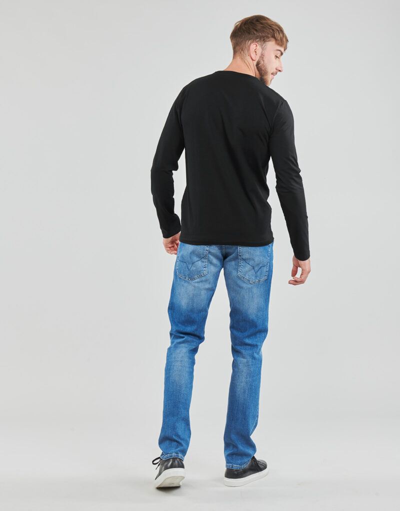 T-shirts a maniche lunghe  Pepe jeans  ORIGINAL BASIC 2 LONG  Nero -  T-shirts a maniche lunghe Uomo - 4