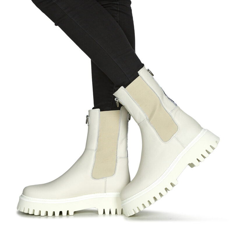 Bronx GROOV-Y Beige Damen Stiefeletten - 8
