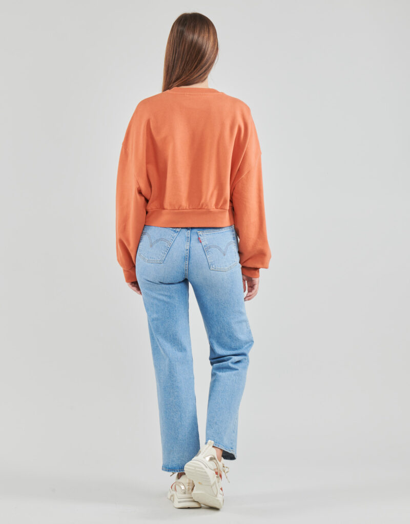 Felpe Levis GRAPHIC CROP PRISM CREW Marrone Felpe Donna - 4