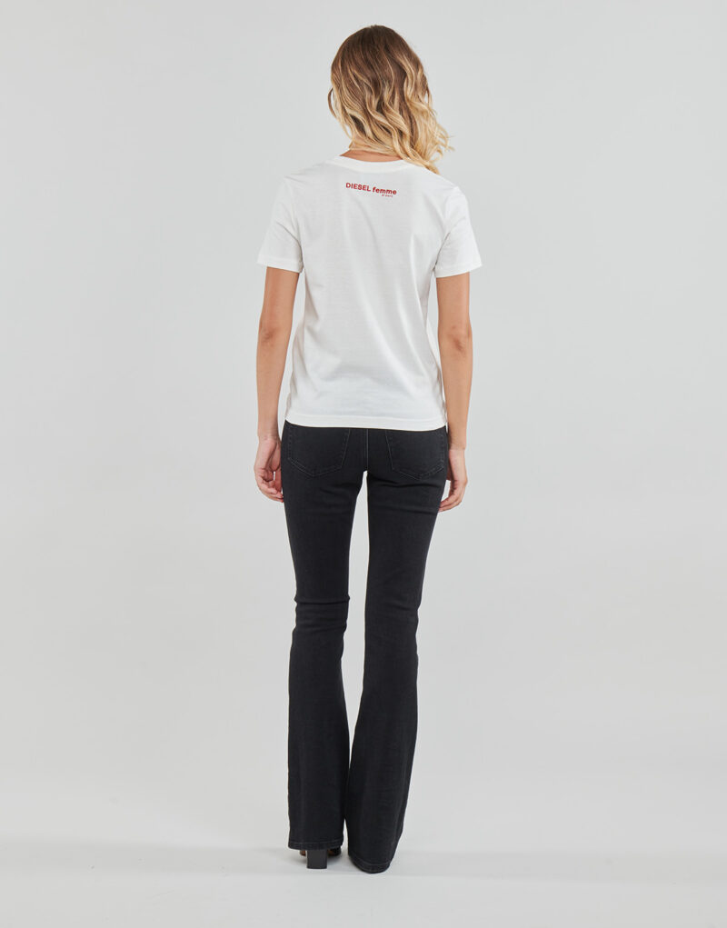 T-shirt Diesel T-REG-E9 Bianco T-shirt maniche corte Donna - 4