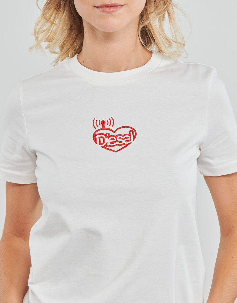 T-shirt Diesel T-REG-E9 Bianco T-shirt maniche corte Donna - 5